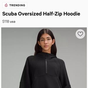 Lululemon Scuba Crop Sweater